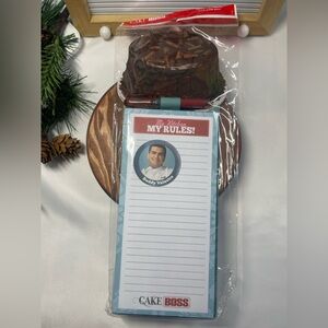 Cake Boss Notepad with Pen